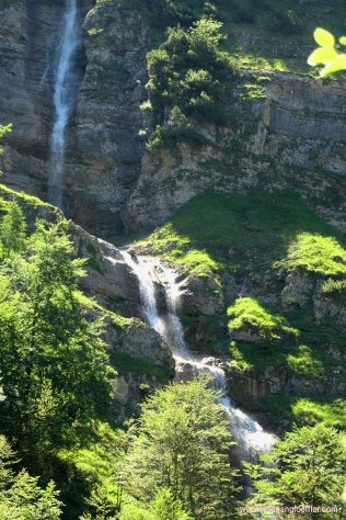 Wasserfall am Ende des Krottenbachtals